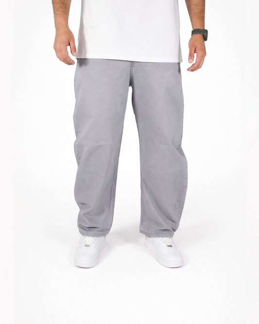 BAGGY JEAN GRIS PERLA