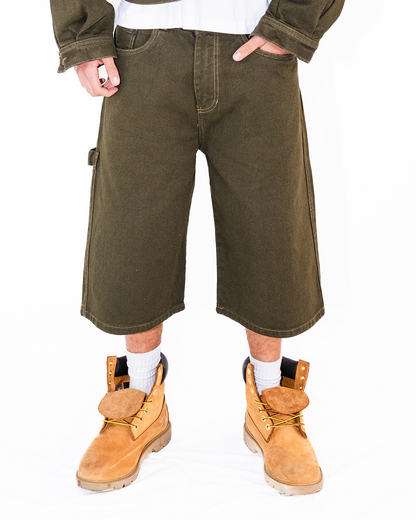 JORT BAGGY JEAN GREEN DARK