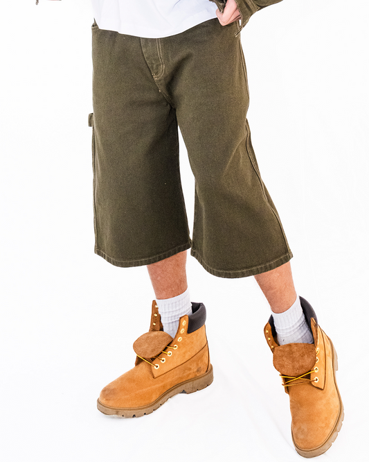 JORT BAGGY JEAN GREEN DARK
