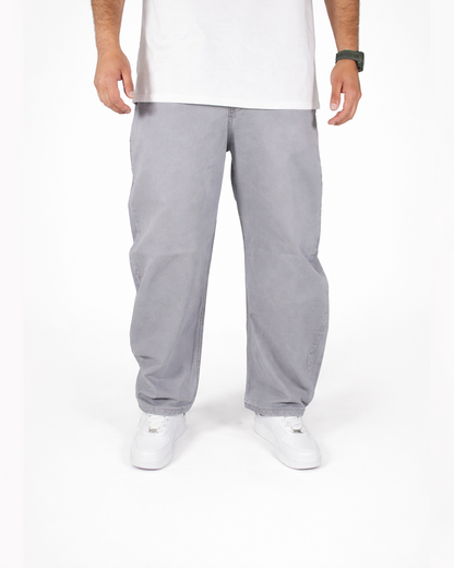 BAGGY JEAN GRIS PERLA