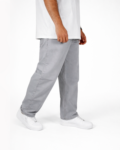 BAGGY JEAN GRIS PERLA