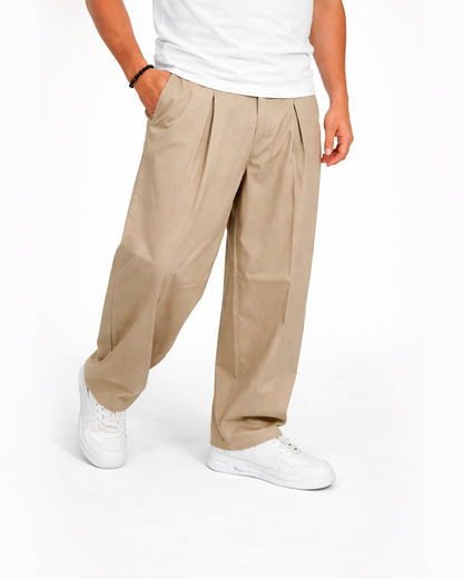 BAGGY DRESS BEIGE OLD MONEY