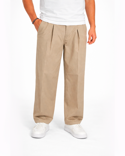 BAGGY DRESS BEIGE OLD MONEY