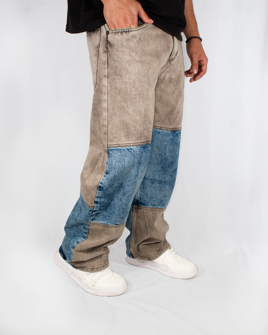 BAGGY JEAN BEIGE DUAL