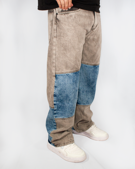 BAGGY JEAN BEIGE DUAL